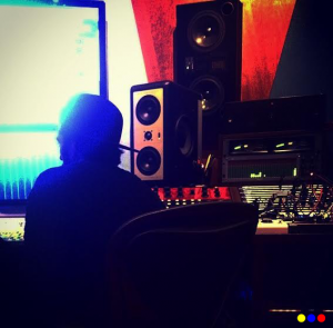 Marco Mengoni in studio. Fonte: profilo Facebook