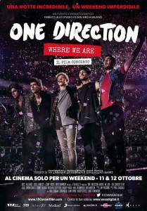 Locandina di "One Direction: Where We Are - Il film concerto"