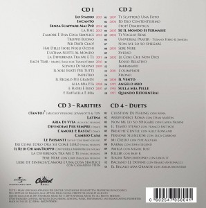 Tiziano Ferro, tracklist della versione deluxe