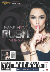 Locandina di "Rush - The Show", il 17 dicembre a Milano
