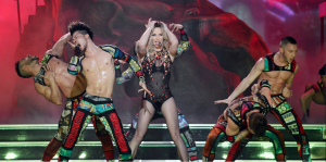 Britney durante lo show di Las Vegas "Britney: Piece Of Me"