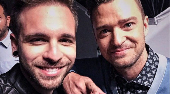 Alessio Bernabei a L.A. con Justin Timberlake per il film “Trolls”